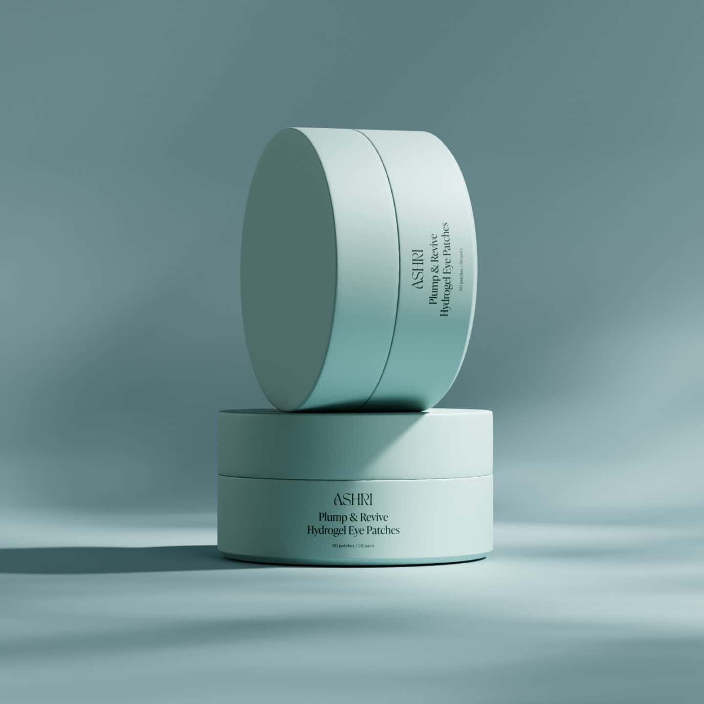 ASHRI Skin Eye Patches: Plump & Revive Hydrogel for Radiant, Rested Eyes